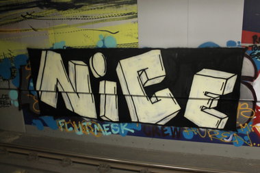 Graffiti Bombing in Köln - Photo by Spie23 - nice, nc, nasty (2012)