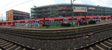 Graffiti Train - Photo by Spie23 - nice, nc, nasty (2014)