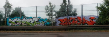 Graffiti Bombing in Köln - Photo by Spie23 - pokal, sct, puton