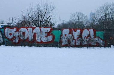 Graffiti Bombing in Köln - Photo by Spie23 - sone., reel (2012)