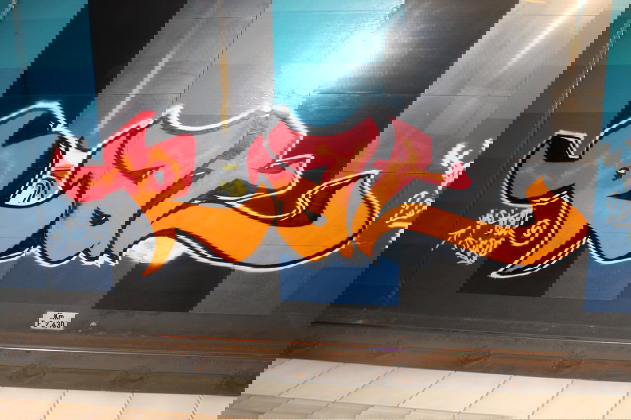 Graffiti Bombing in Köln - Photo by Spie23 - rat, stalk, riese (2012)