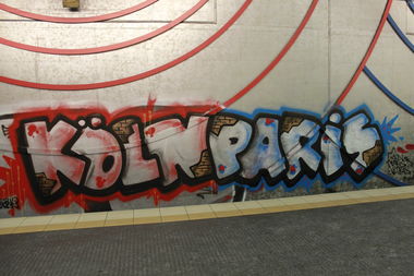 Graffiti Wall in Köln - Photo by Spie23 - 1, fc, köln
