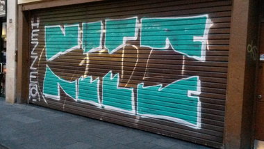 Graffiti Bombing - Photo by Spie23 - nice, nc, hezzer (2014)