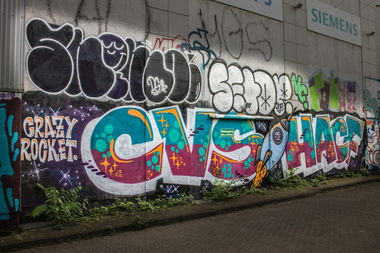 Graffiti Bombing in Köln - Photo by Spie23 - shimo, ds98, setop (2013)