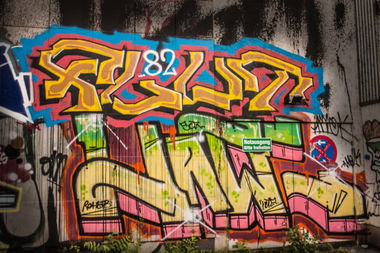 Graffiti Wall in Köln - Photo by Spie23 - ha, cf, hacf