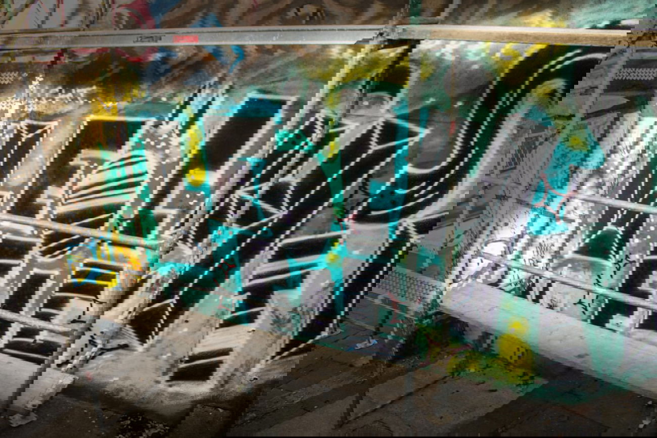 Graffiti Bombing in Köln - Photo by Spie23 - leicht, imr (2014)