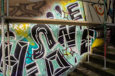 Graffiti Bombing in Köln - Photo by Spie23 - leicht, imr, sone (2014)