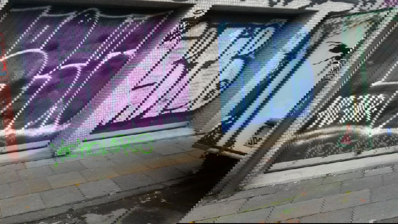 Graffiti Bombing - Photo by Spie23 - nc, imr, leicht (2014)