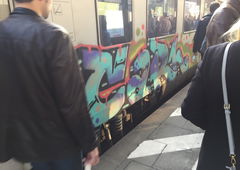 Graffiti Train in Bonn - Photo by Spie23 - carn (2020)