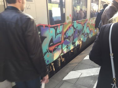 Graffiti Train in Bonn - Photo by Spie23 - carn (2020)