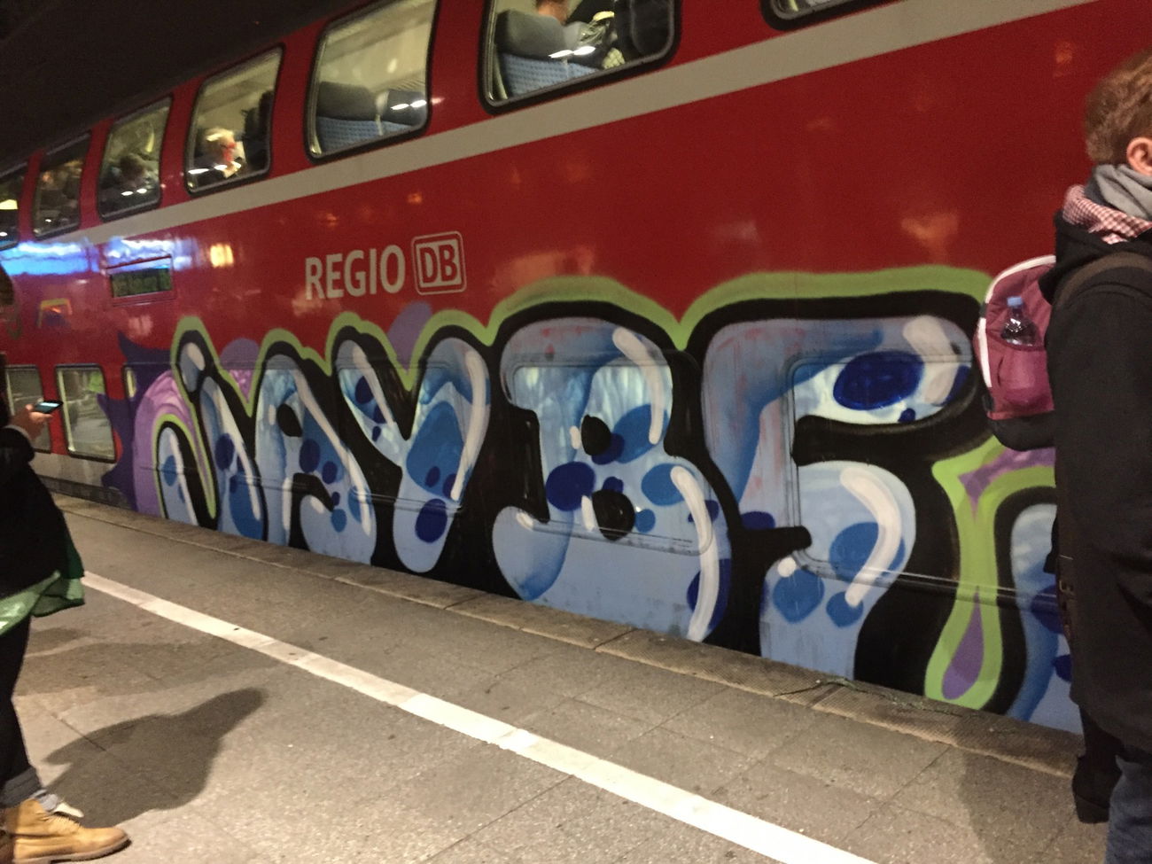 Graffiti Train in Köln - Photo by Spie23 - jaybe, jb (2016)