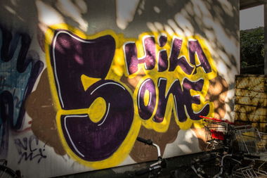 Graffiti Bombing in Köln - Photo by Spie23 - shila, sone