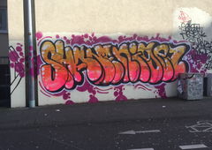 Graffiti Bombing in Köln - Photo by Spie23 - shane, nigel, nbr (2020)