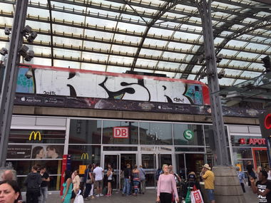 Graffiti Train in Köln - Photo by Spie23 - ksr, pure (2015)