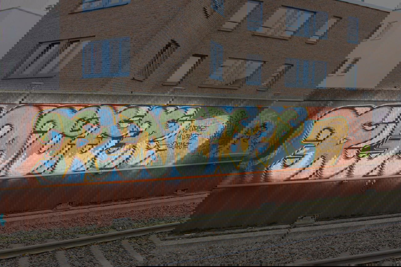 Graffiti Bombing in Köln - Photo by Spie23 - racer, dase