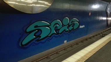 Graffiti Bombing in Köln - Photo by Spie23 - sais, keep (2016)