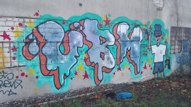 Graffiti Wall in Köln - Photo by Spie23 - vbm, hustensaft (2015)