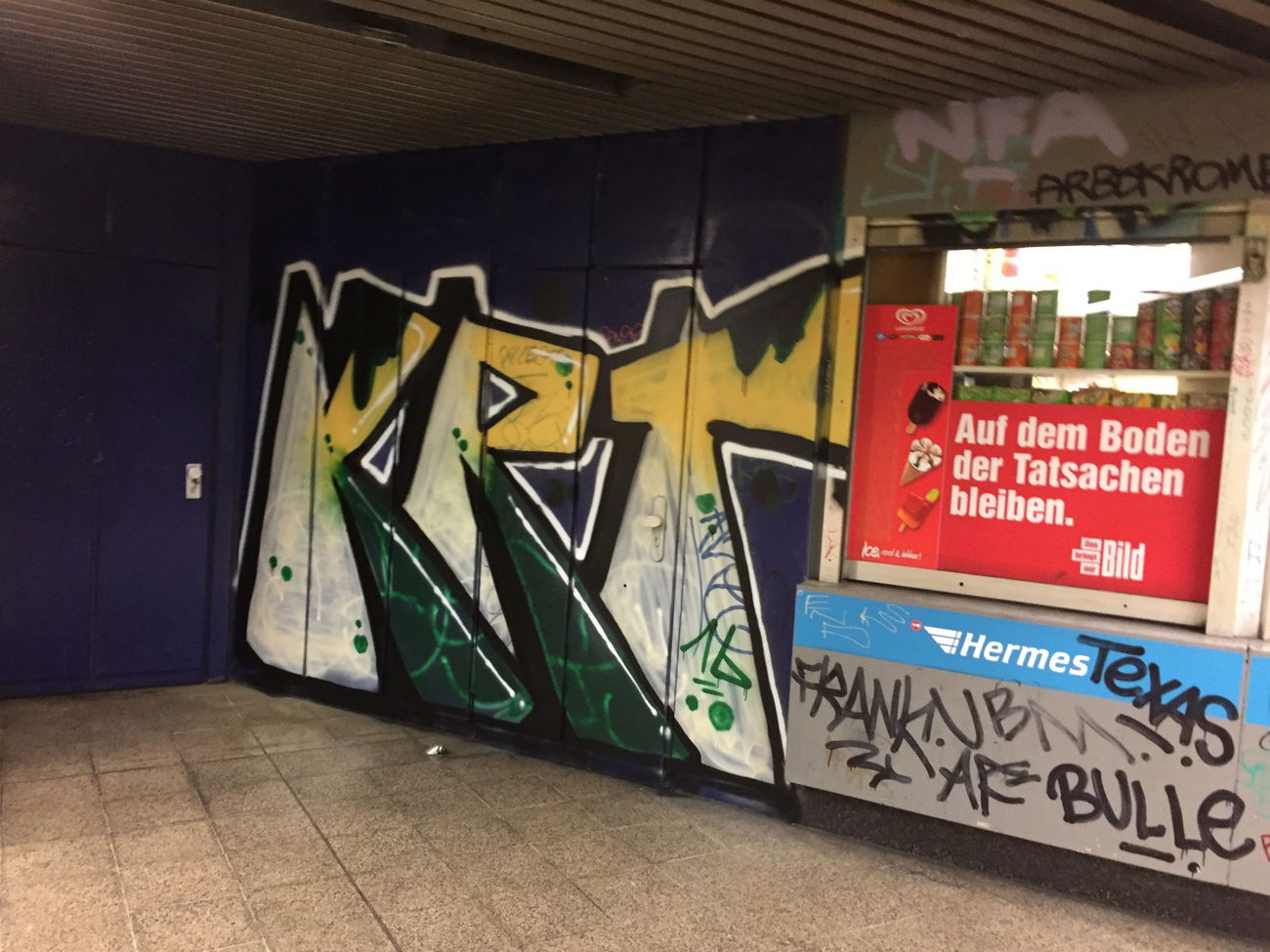 Graffiti Bombing in Bonn - Photo by Spie23 - krt (2016)