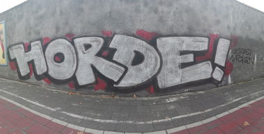 Graffiti Bombing in Köln - Photo by Spie23 - wilde, horde, wh (2015)
