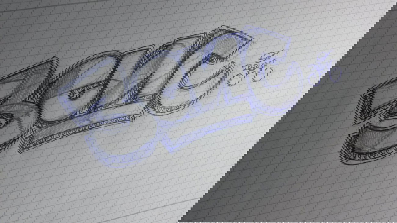 Graffiti Sketch - Photo by Spie23 - 3enc, ????, zeis