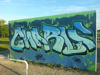 Graffiti in Wolfen - Photo by Spitarone - Charli, 20, KS