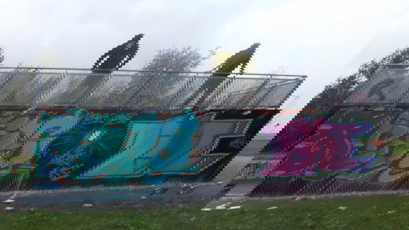 Graffiti Wall in Bitterfeld-Wolfen - Photo by Spitarone - spit, jokar, 20 (2013)