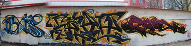 Graffiti Wall in Berlin - Photo by Splash - splash, srm, rto