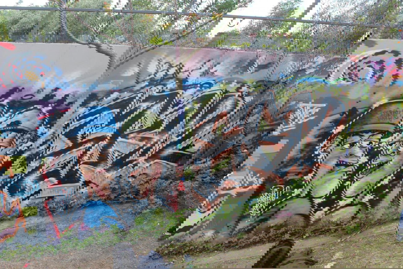 Graffiti Wall in Deutschland - Photo by Splash - srm, styles, representing