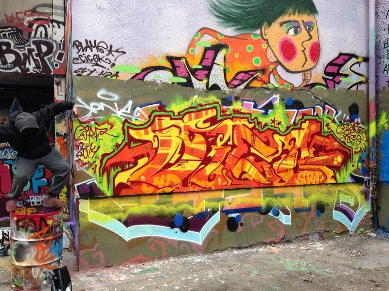 Graffiti Wall - Photo by SpoRtsFreund - Dieq, SRF