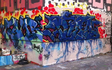 Graffiti Wall - Photo by SpoRtsFreund - Comb, Dieq, SRF