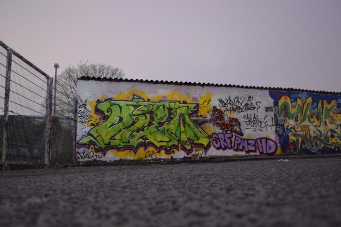 Graffiti Wall - Photo by SpoRtsFreund - Dieq, SRF, HD