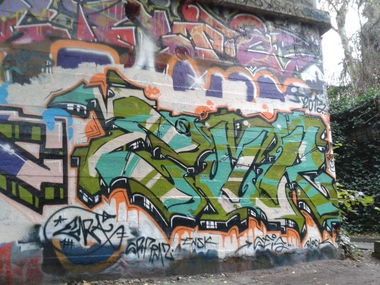 Graffiti Wall - Photo by SpoRtsFreund - Emra, SRF