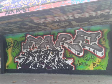 Graffiti Wall - Photo by SpoRtsFreund - Fare, Dieq, SRF