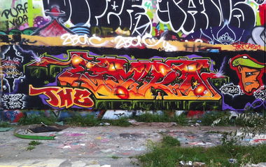 Graffiti Wall - Photo by SpoRtsFreund - Emra, SRF
