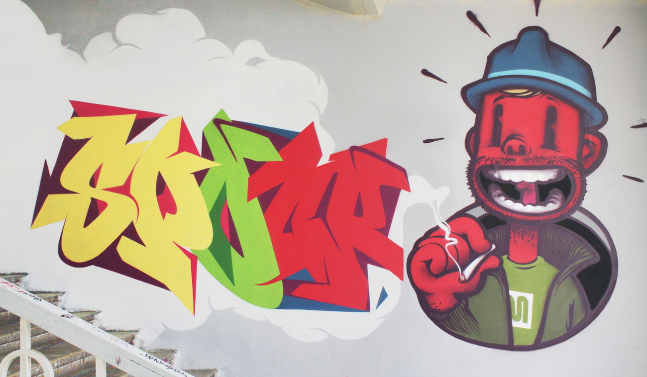Graffiti Wall - Photo by Spock - spock, mizer, arterror (2014)