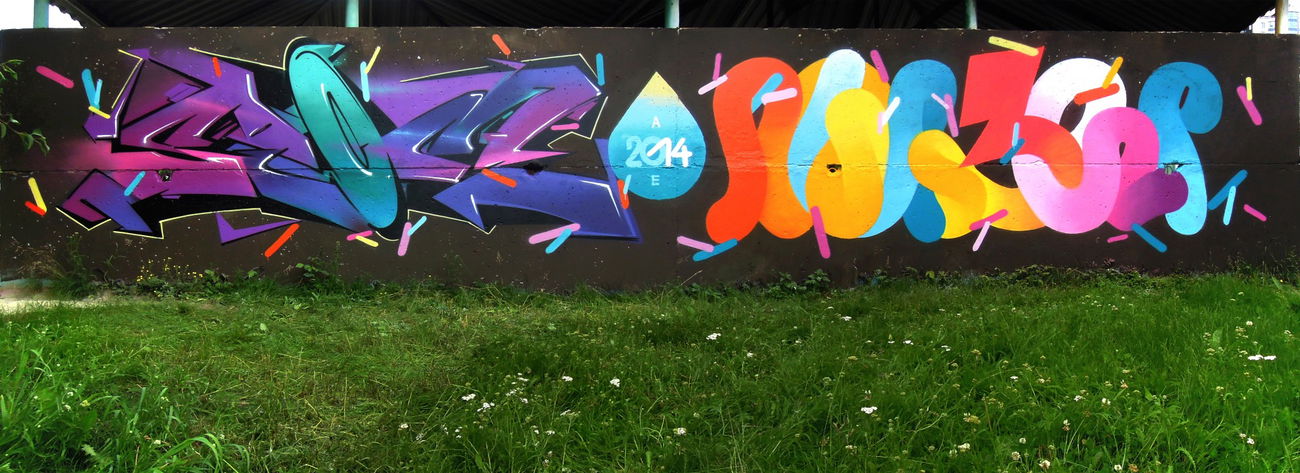 Graffiti Wall - Photo by Spock - spock, arterrorcrew, wildstyle (2014)