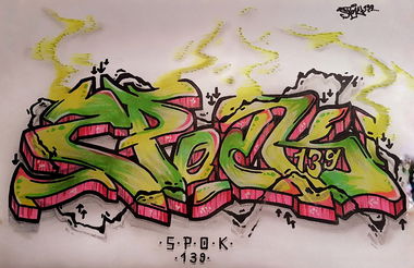 Graffiti Wall - Photo by Spok139 (2016)