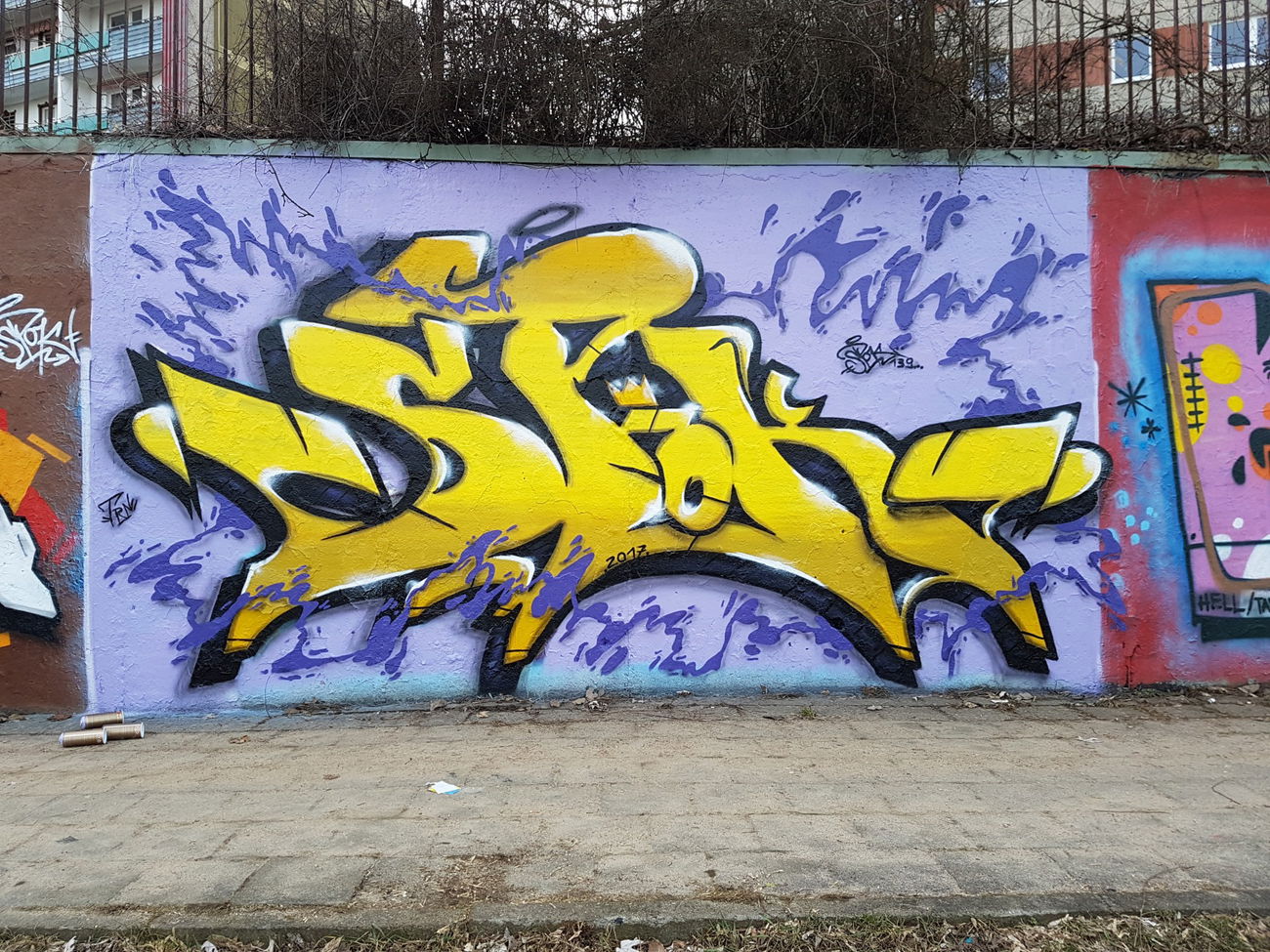 Graffiti Wall in Frankfurt (Oder) - Photo by Spok139 (2017)