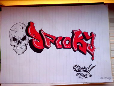 Graffiti Sketch - Photo by Spooky (2015)