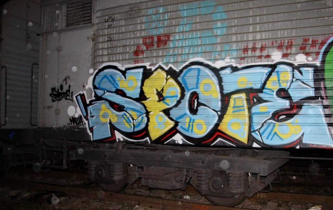 Graffiti Train - Photo by Spote - Spote, spote, Spoter