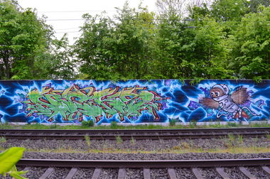 Graffiti Wall in Deutschland - Photo by Spottaah - owl, owlscrew, eulen (2015)