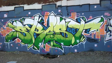Graffiti Wall in Oldenburg - Photo by Spotted - Spast, cs (2009)