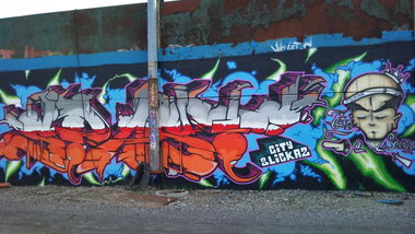Graffiti Wall in Oldenburg - Photo by Spotted - Spast, cs (2009)