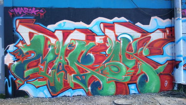 Graffiti Wall in Oldenburg - Photo by Spotted - Marok (2010)