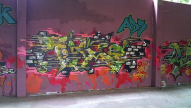 Graffiti Wall in Oldenburg - Photo by Spotted - Tiamo (2010)