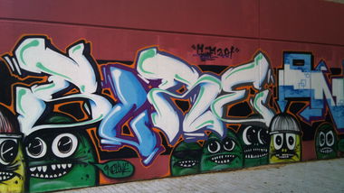 Graffiti Wall in Oldenburg - Photo by Spotted - Sure (2012)