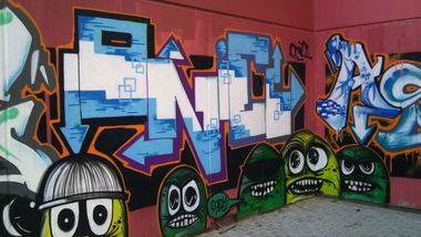 Graffiti Wall in Oldenburg - Photo by Spotted - Oniel, Cody (2012)