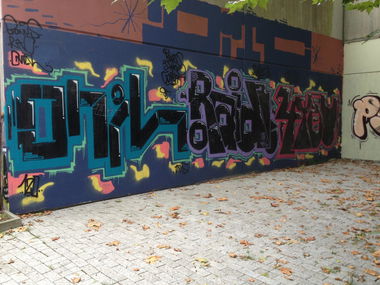 Graffiti Wall - Photo by Spotted - Onil, Raid, 4you (2013)