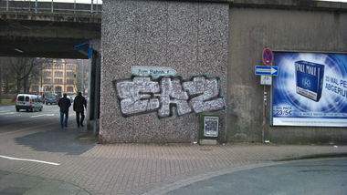 Graffiti Bombing in Oldenburg - Photo by Spotted - Eaz