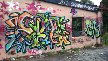Graffiti Wall in Oldenburg - Photo by Spotted - Poke, Psk (2010)